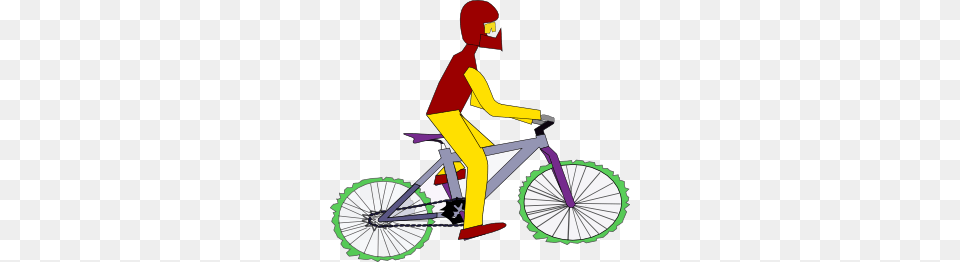 Riding Bicycle Clip Art, Vehicle, Transportation, Wheel, Machine Free Png