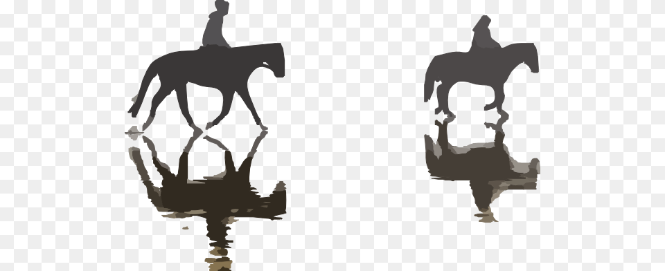 Riding Horses Clip Art, Silhouette, Person, Mammal, Horse Free Transparent Png