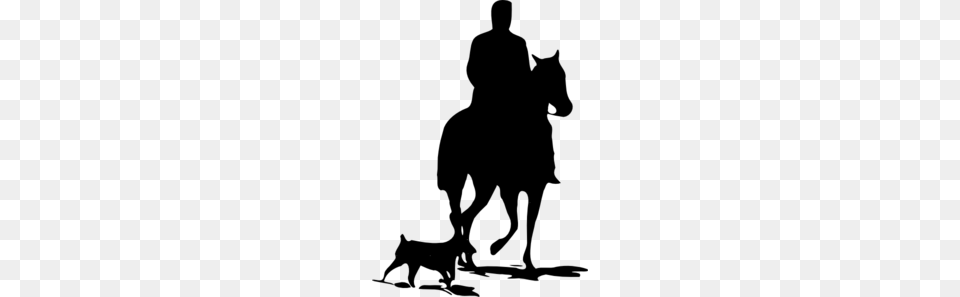 Riding The Horse Silhouette Clip Art, Gray Png Image