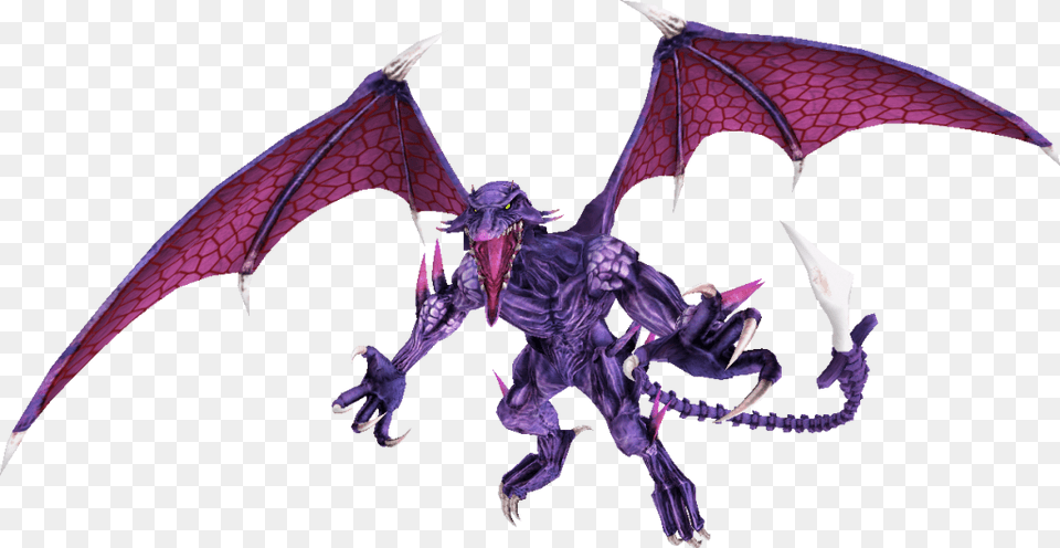 Ridley In Smash, Accessories, Ornament, Dragon, Person Free Png Download