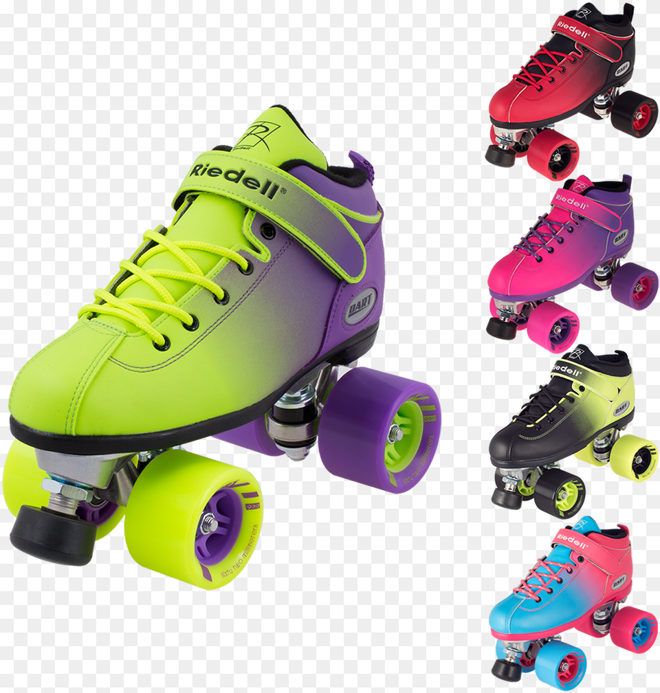 Riedell Dart Ombr Roller Skate Riedell Dart Ombr, Machine, Wheel, Clothing, Footwear Free Png Download