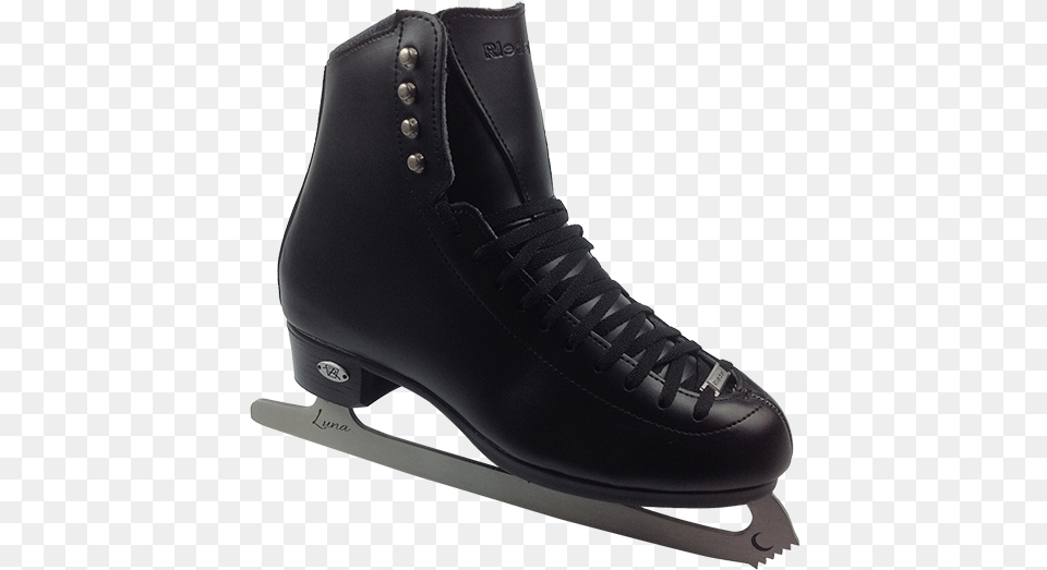 Riedell Figure Skates Black, Clothing, Footwear, Shoe, Boot Free Png Download