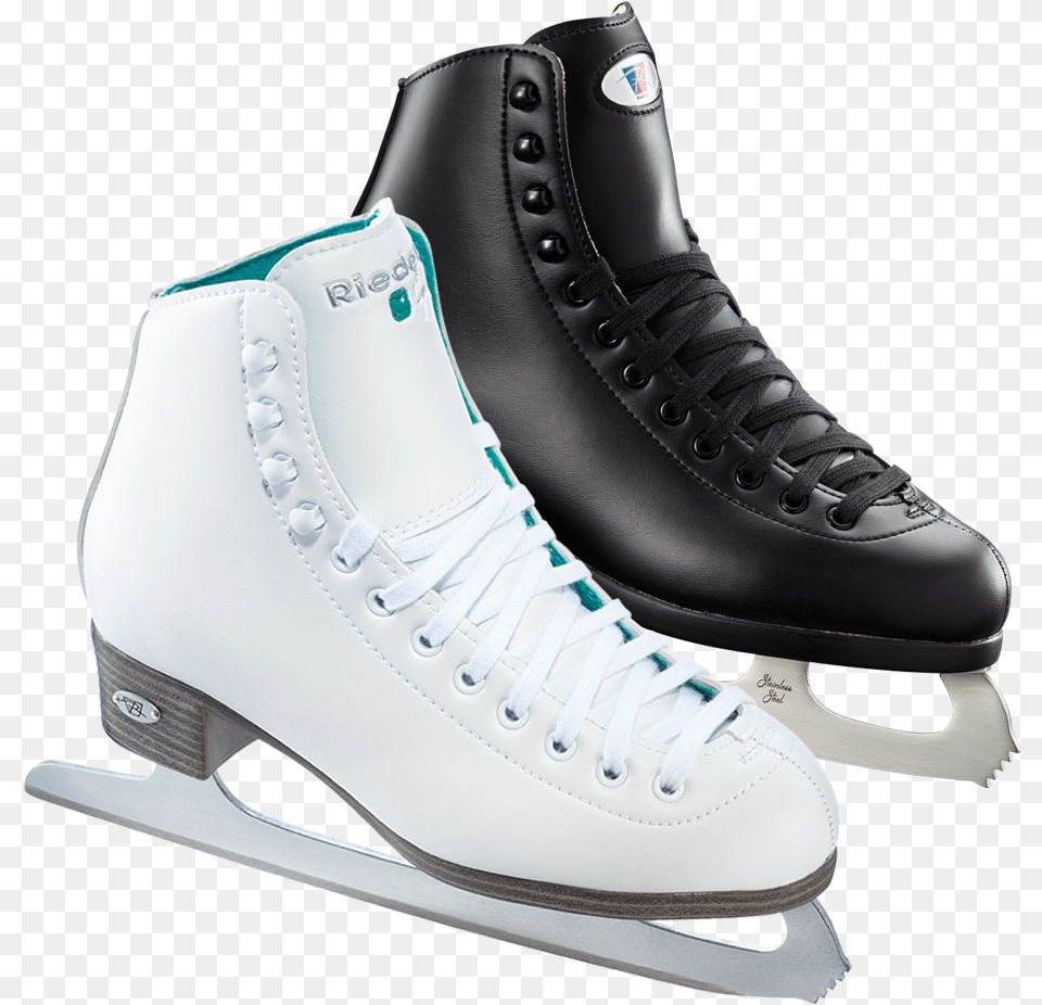 Riedell Model 110 Opal Ice Skate Set With Sprial Stainless Riedell Pearl Ice Skates, Clothing, Footwear, Shoe, Sneaker Free Png Download