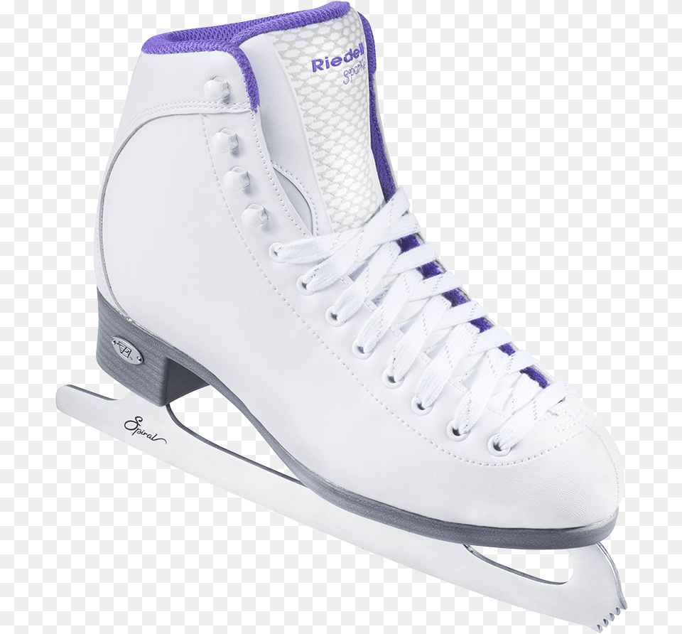 Riedell Model 118 Sparkle Skate Set With Spiral Stainless Figure Skate, Clothing, Footwear, Shoe, Sneaker Png Image
