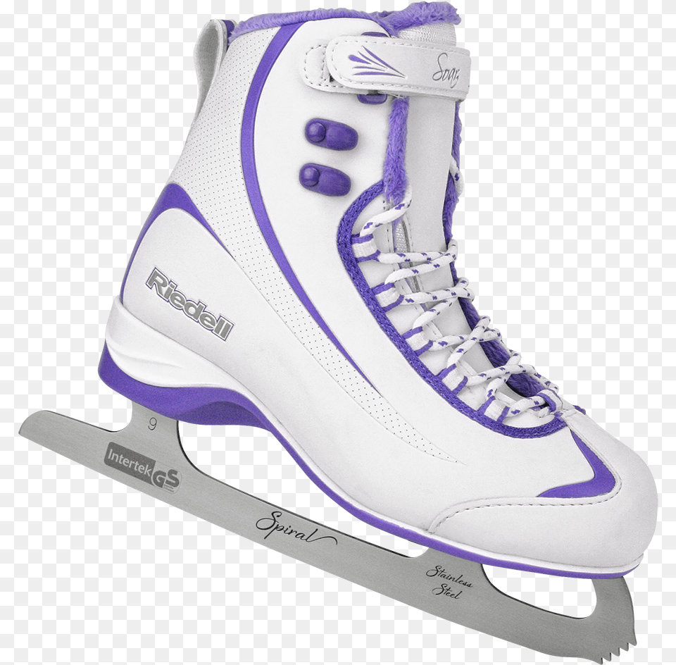 Riedell Model 625 Soar Skate Set With Spiral Stainless Ice Skate, Clothing, Footwear, Shoe, Sneaker Png
