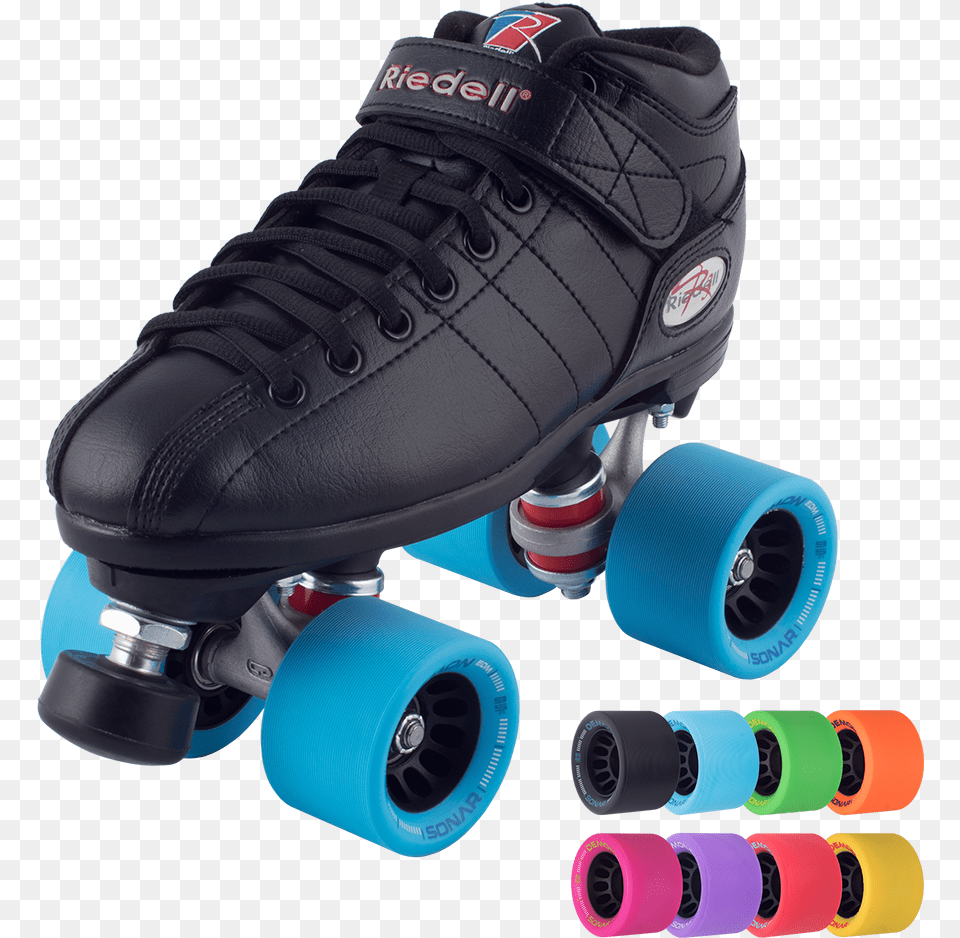 Riedell R3 Demon Roller Skates, Machine, Wheel, Clothing, Footwear Free Png Download