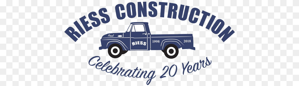 Riess Construction Automotive Decal, Pickup Truck, Transportation, Truck, Vehicle Free Png Download