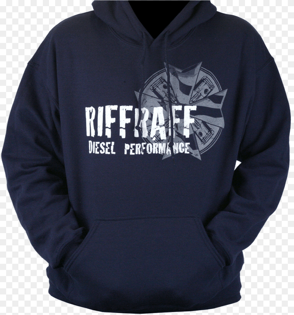 Riffraff Diesel Blue Hoodie Hoodie, Clothing, Knitwear, Sweater, Sweatshirt Free Transparent Png