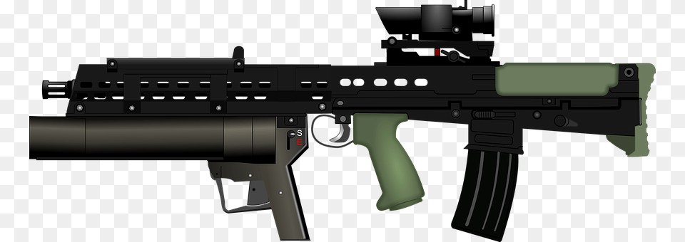 Rifle Firearm, Gun, Weapon, Machine Gun Png Image