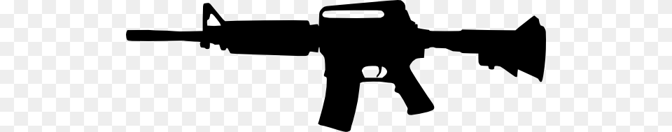 Rifle Clipart, Firearm, Gun, Machine Gun, Weapon Png Image