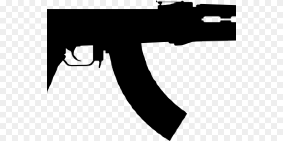 Rifle Clipart, Firearm, Gun, Weapon, Machine Gun Png Image