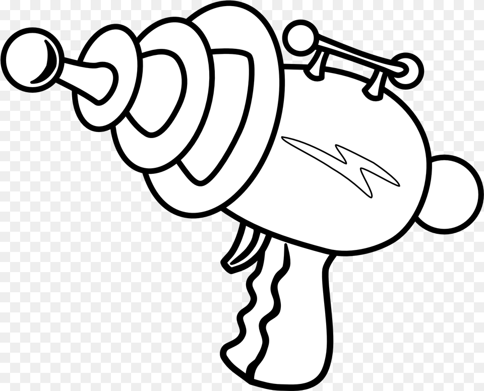 Rifle Clipart Cartoon Toy Gun Coloring Pages Png Image