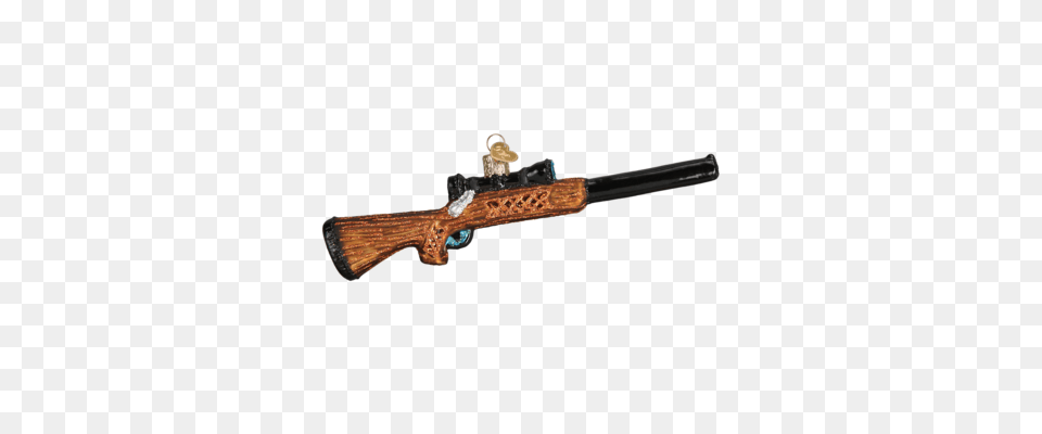 Rifle Ornament Old World Christmas Callisters Christmas, Firearm, Gun, Weapon, Handgun Free Png