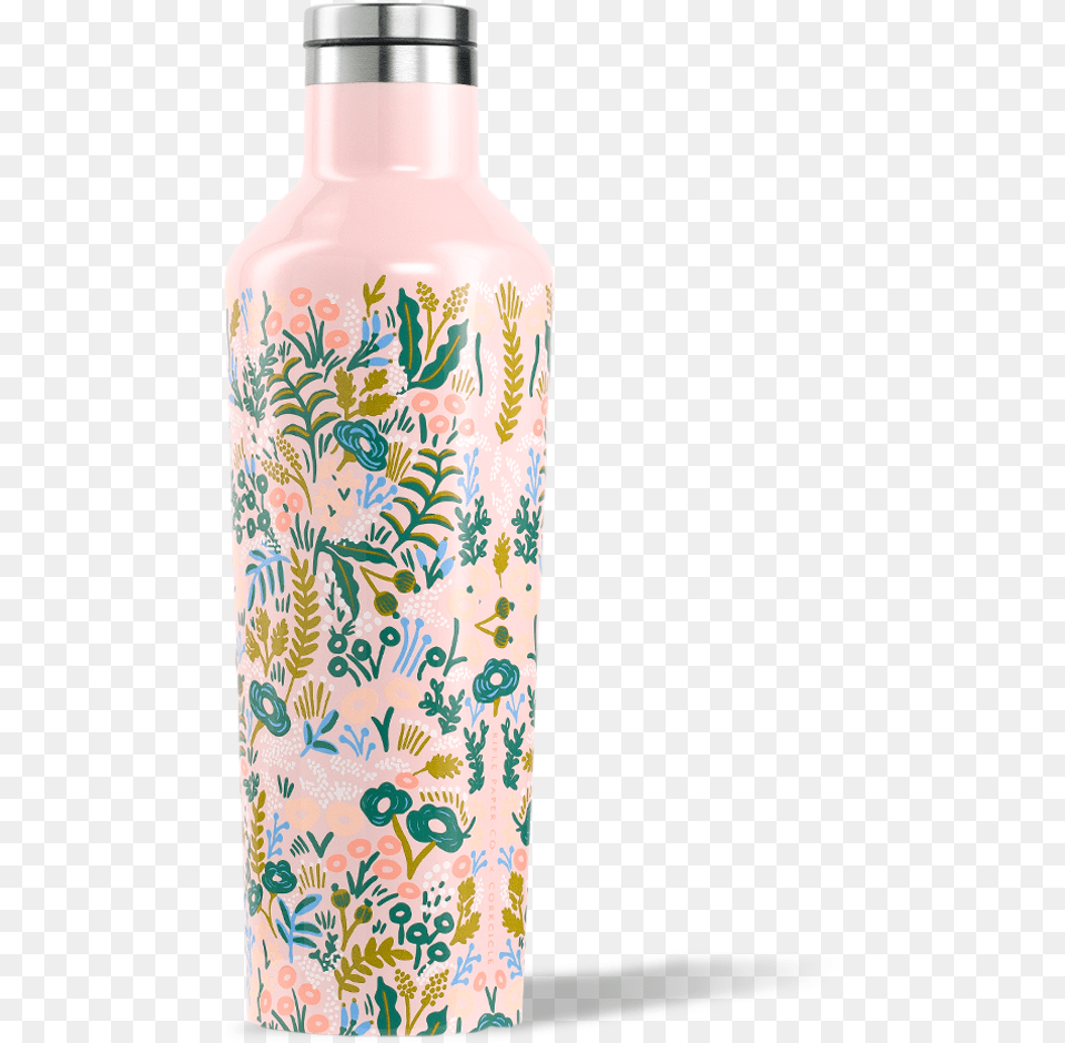 Rifle Paper Co X Corkcicle Canteen, Bottle, Shaker Free Png Download