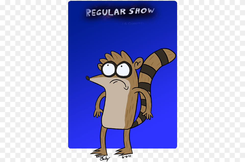 Rigby By Ameliawolfe, Cartoon, Book, Comics, Publication Free Png Download