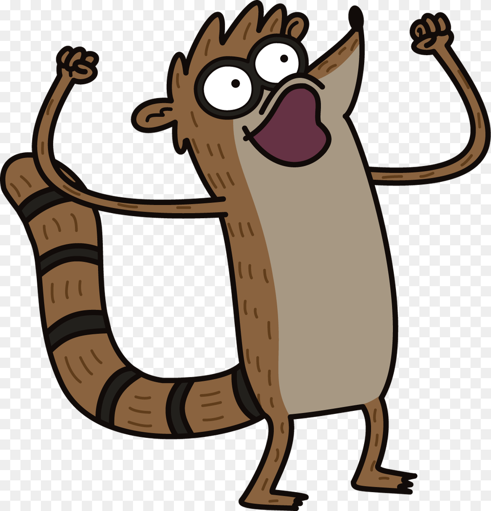 Rigby Oooohh By Zj56 D4skkd2 Apenas Um Show Rigby, Ammunition, Animal, Grenade, Mammal Free Transparent Png