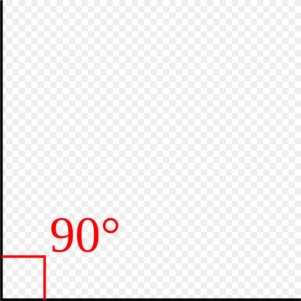 Right Angle 90 Degree, Text Free Png