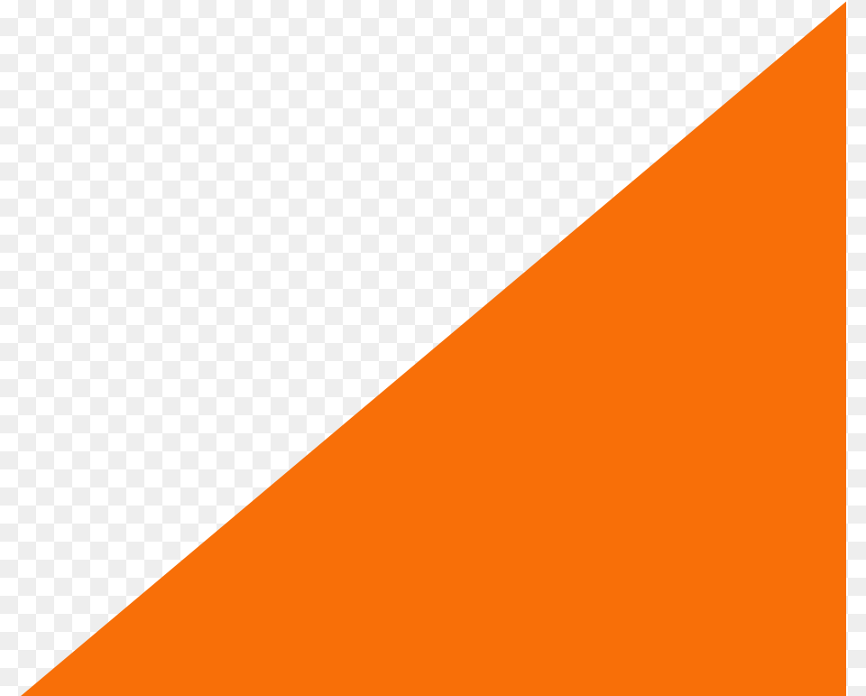Right Angle Orange Triangle, Logo Free Png Download
