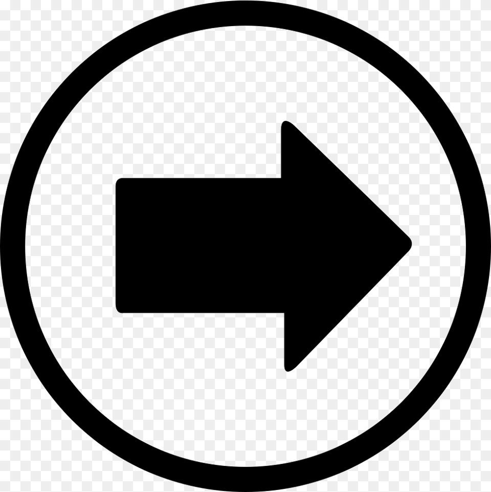 Right Arrow Button Flecha Apuntando A La Derecha, Sign, Symbol, Road Sign Png Image