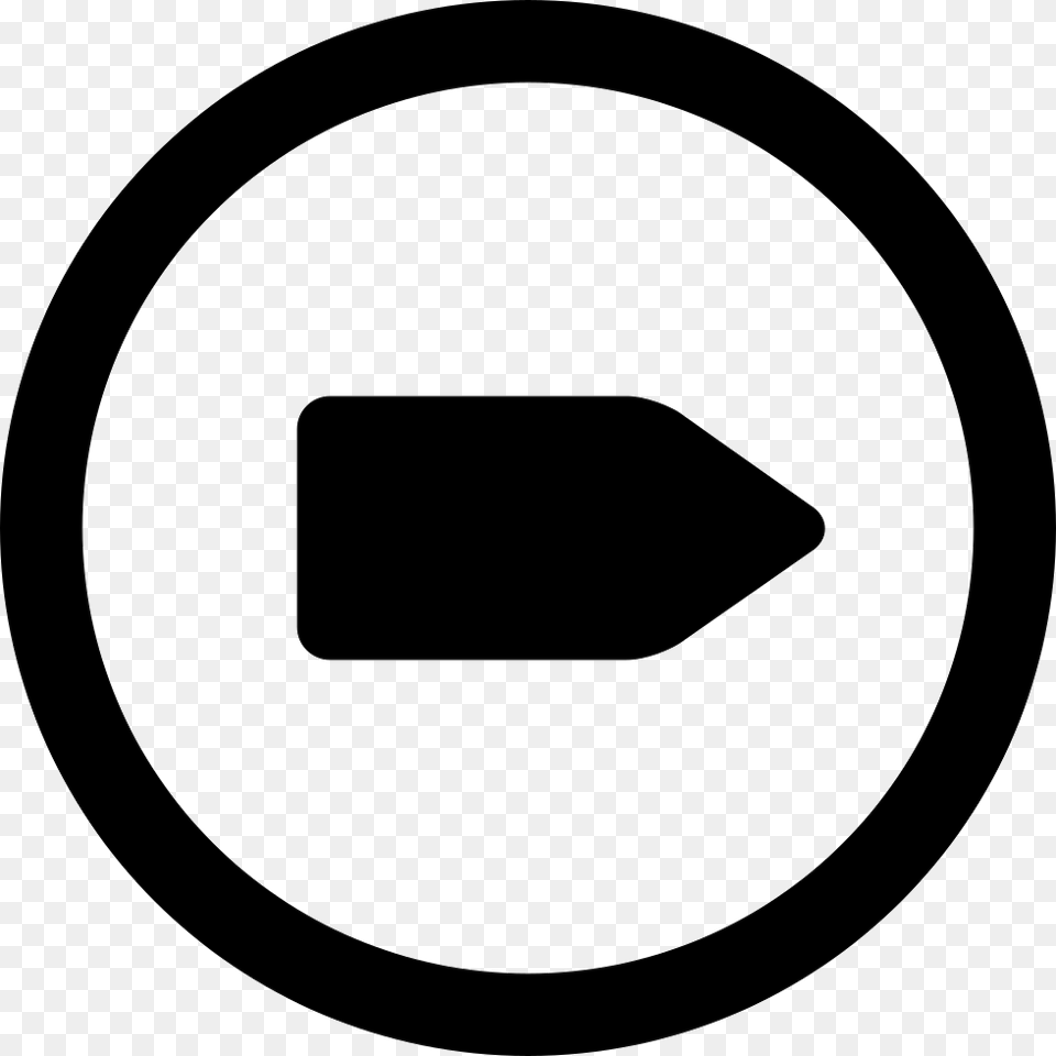 Right Arrow In Circular Button Circle, Sign, Symbol, Disk, Road Sign Free Transparent Png