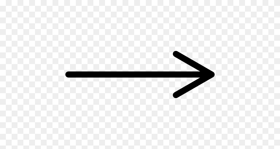Right Arrow Of Straight Thin Line, Symbol, Smoke Pipe Png