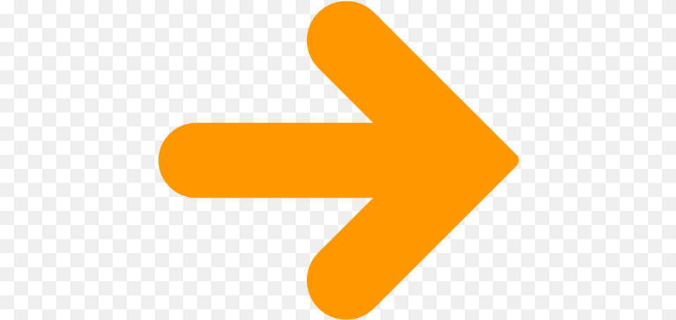 Right Arrow Right Arrow Icon Orange, Sign, Symbol Free Transparent Png