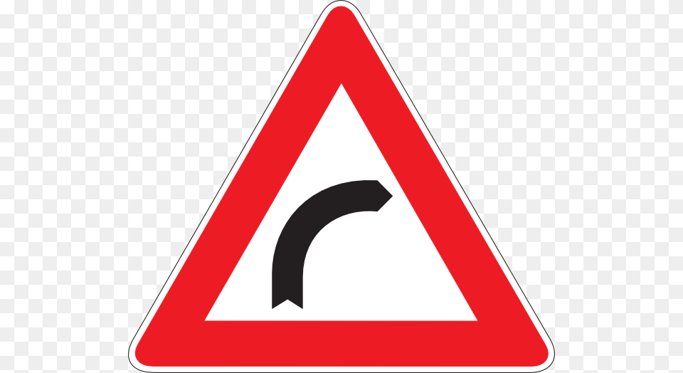 Right Bend Clip Art, Sign, Symbol, Road Sign Free Transparent Png