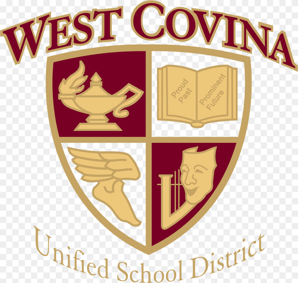 Right Click To West Covina Unified School District, Emblem, Symbol, Logo, Face Free Png Download