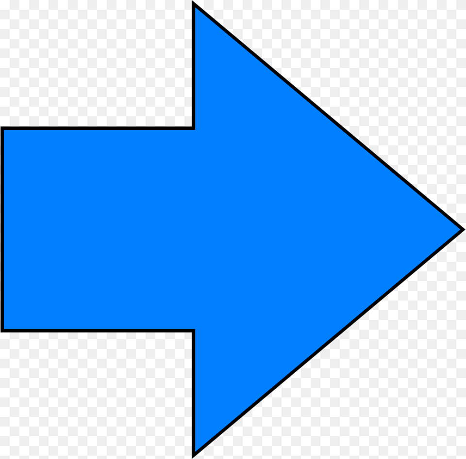 Right Clipart Blue Arrow Right Arrow Blue, Triangle Free Png Download