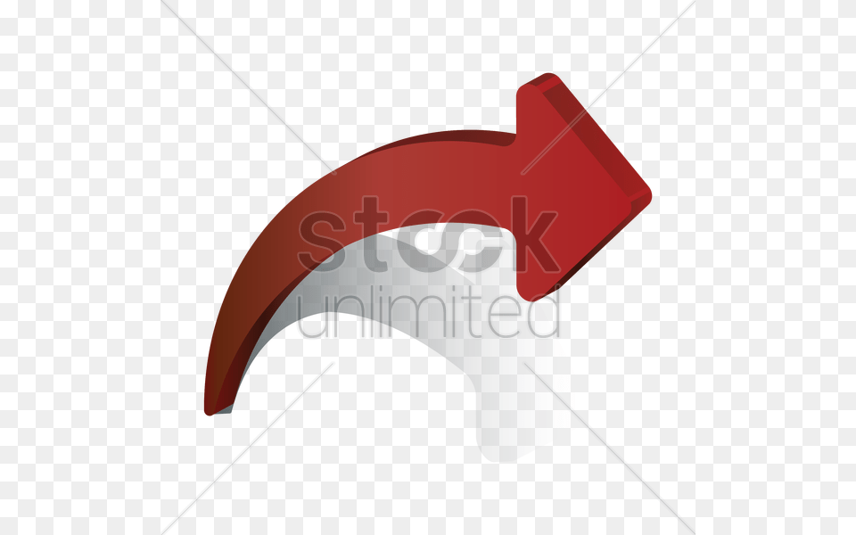 Right Curved Arrow Vector, Device Png Image