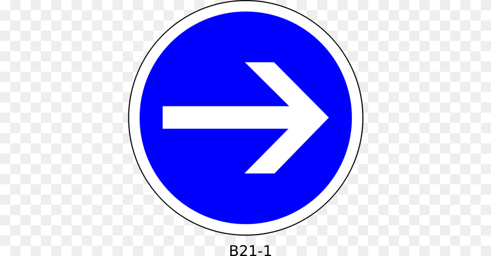 Right Direction Only Traffic Order Sign Vector Clip Art Public, Symbol, Road Sign, Disk Png
