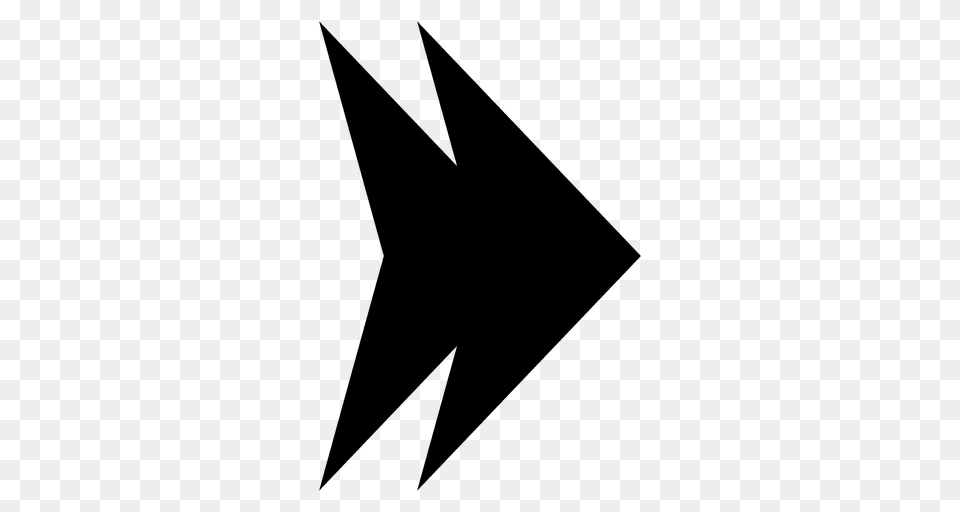 Right Double Arrow, Star Symbol, Symbol, Animal, Fish Free Transparent Png