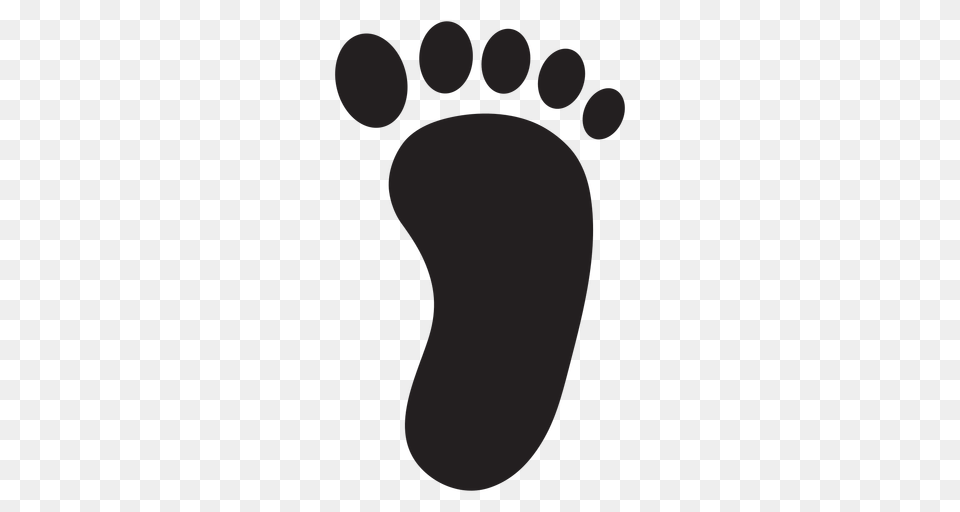 Right Foot Footprint Silhouette Free Transparent Png