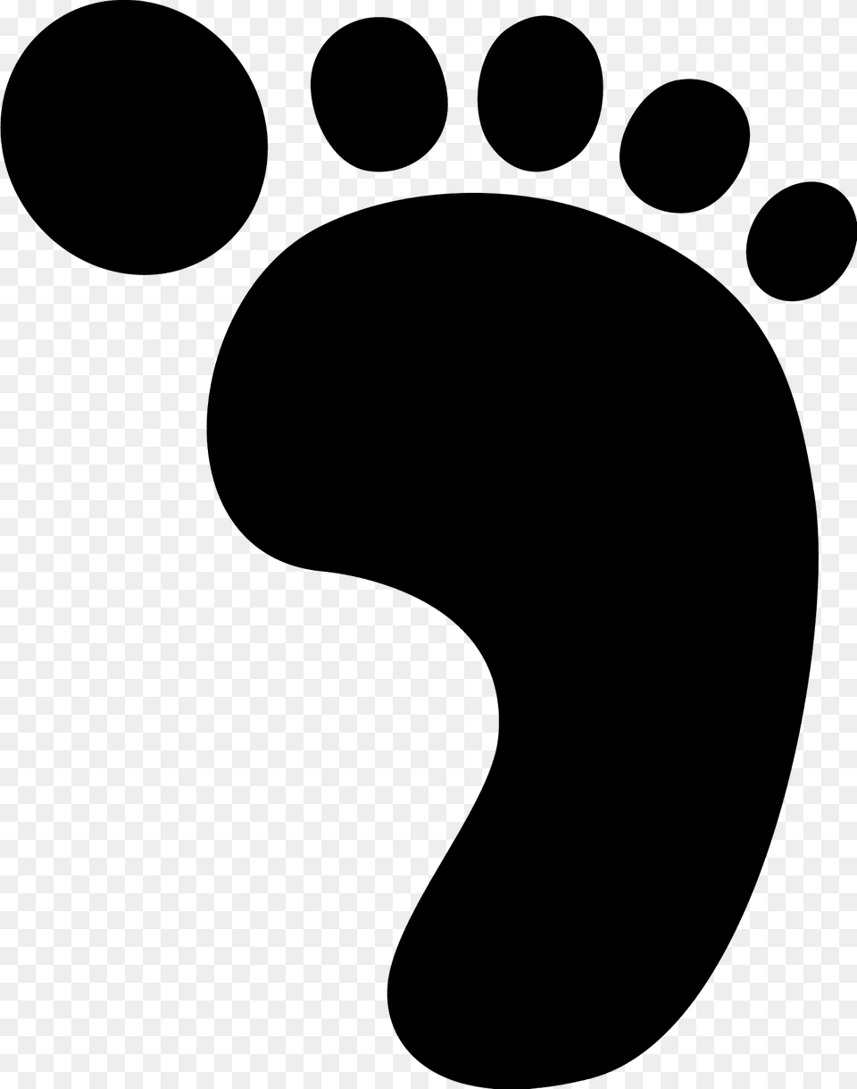 Right Footprint Silhouette Free Png