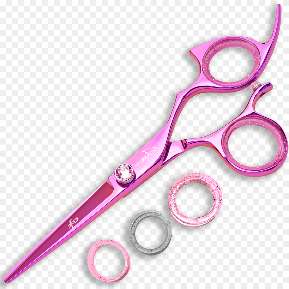 Right Hand Professional Plus Non Swivel Pink Titanium Cutting Shear, Blade, Scissors, Shears, Weapon Free Png Download