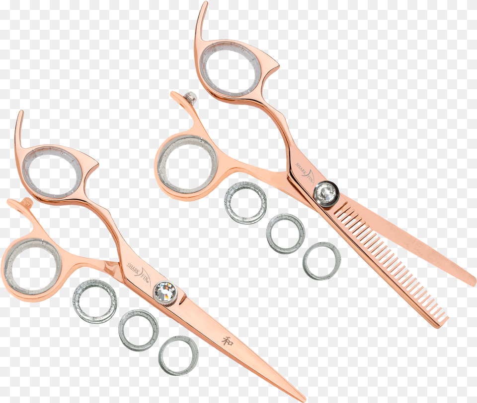 Right Hand Professional Swivel Rose Gold Titanium Cutting Metalworking Hand Tool, Blade, Scissors, Shears, Weapon Free Transparent Png