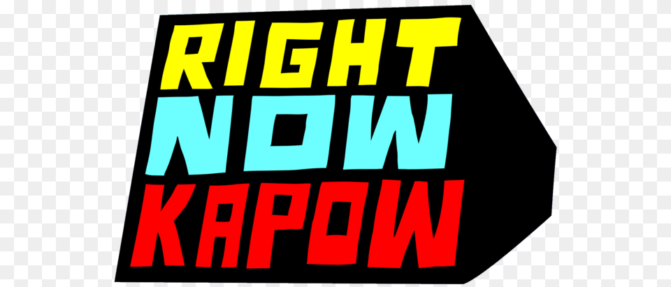 Right Now Kapow, Scoreboard, Text, Sign, Symbol Png Image