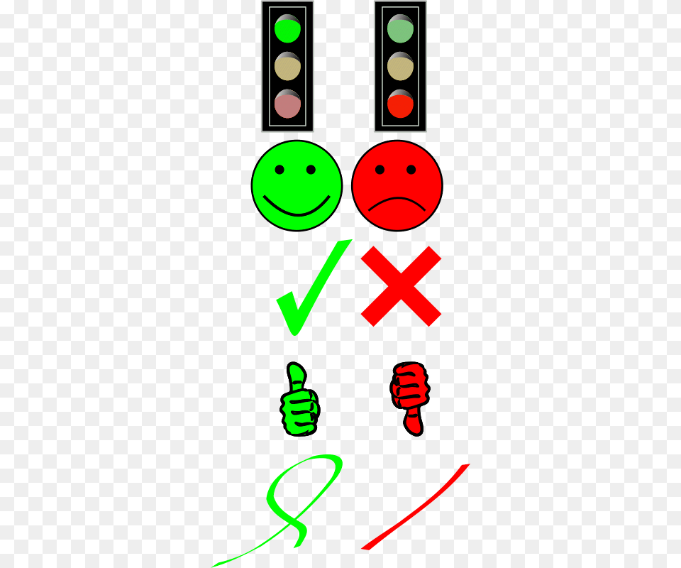 Right Or Wrong Download Vector, Light, Traffic Light Free Png