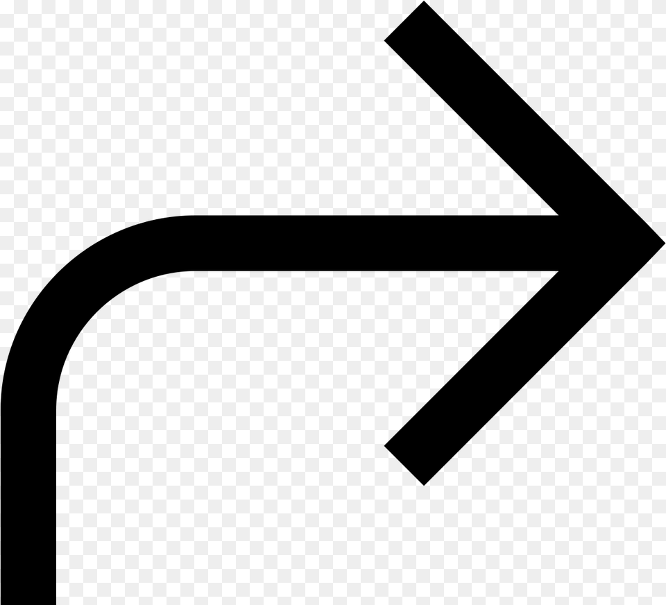 Right Pointing Arrow, Gray Png Image