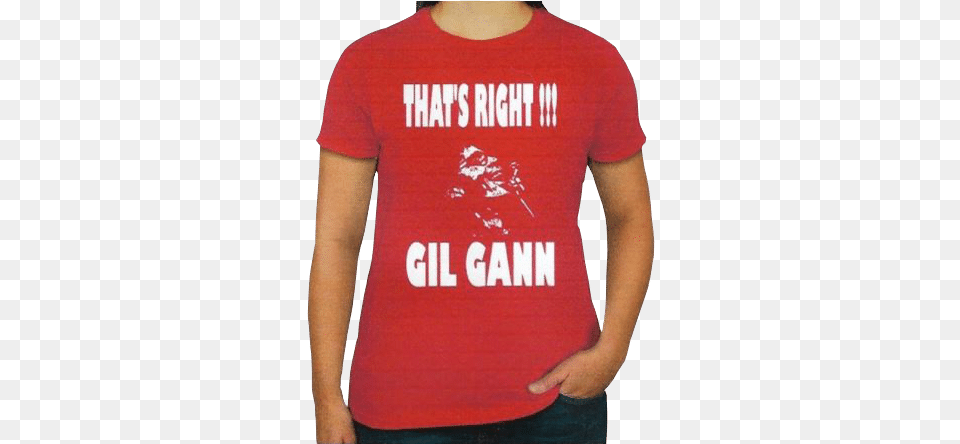 Right Red T Shirt T Shirt, Clothing, T-shirt Free Png