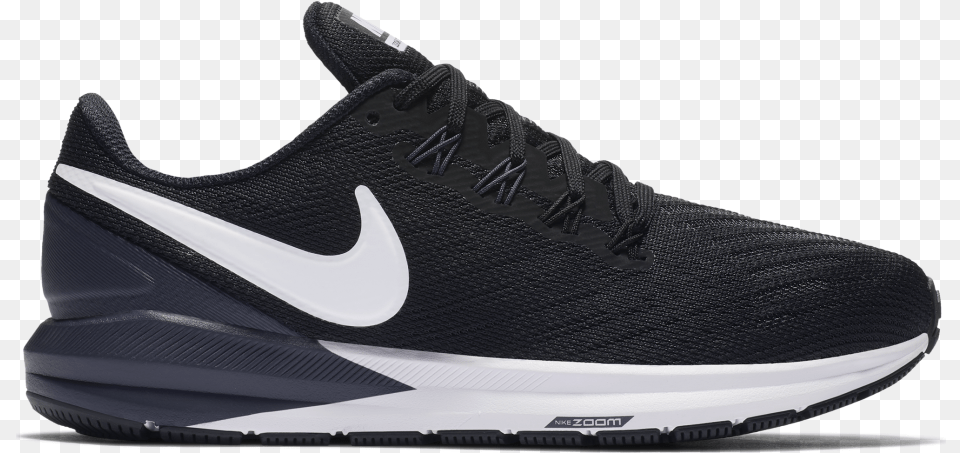 Right Side Of Blackwhite Nike Air Zoom Structure 22 Nike Zoom Structure, Clothing, Footwear, Running Shoe, Shoe Free Transparent Png