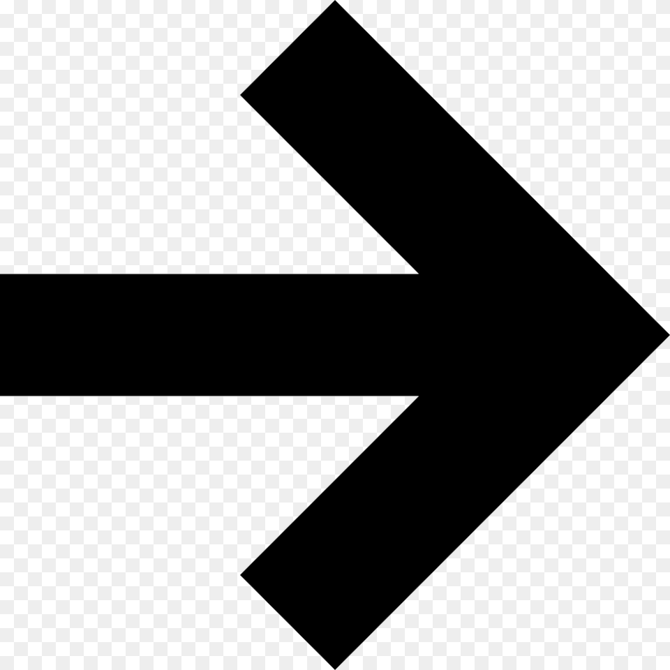 Right Straight Arrow Arrow Right, Symbol, Sign Png