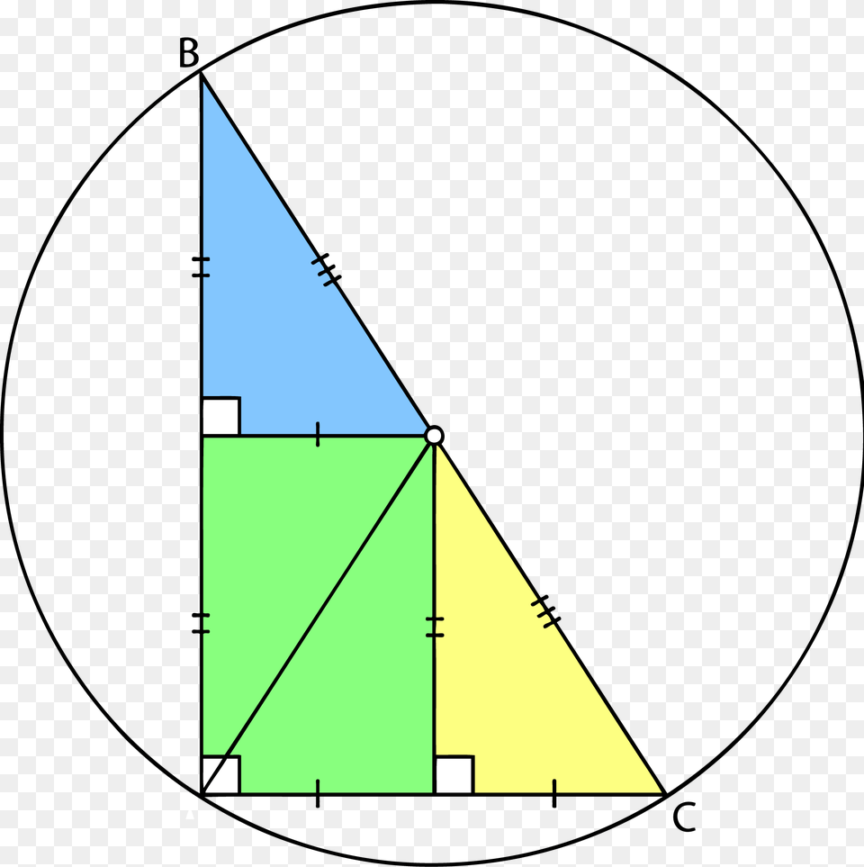 Right Triangle Mid Point Along Long Edge And Circumcenter Bisector Of A Right Triangle, Boat, Sailboat, Transportation, Vehicle Free Transparent Png