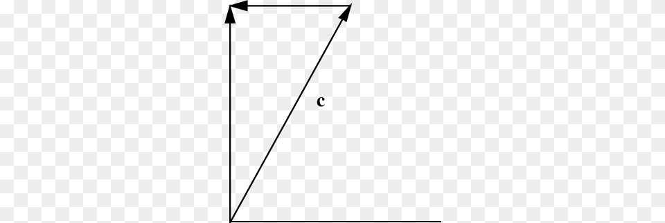 Right Triangle Showing The Pythagorean Appearance Of C, Bow, Weapon Png Image
