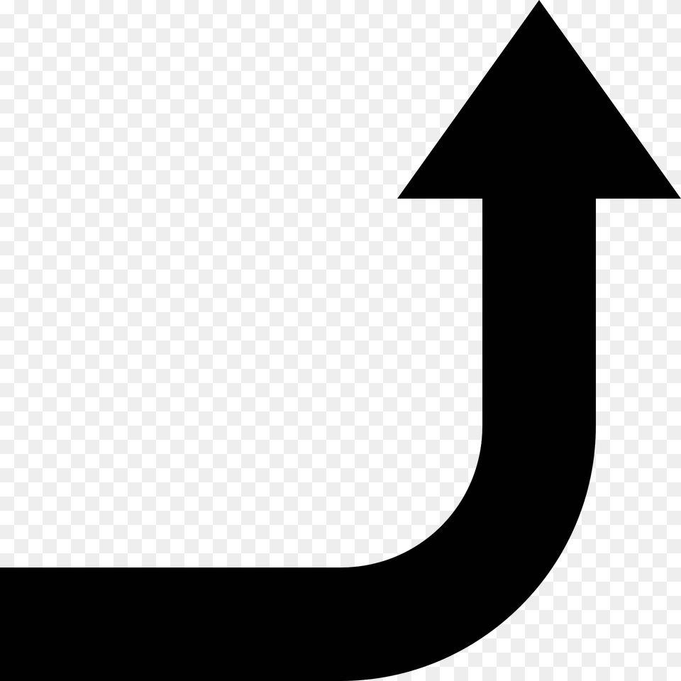 Right Up 2 Icon Arrow Pointing Up Right, Gray Free Png Download