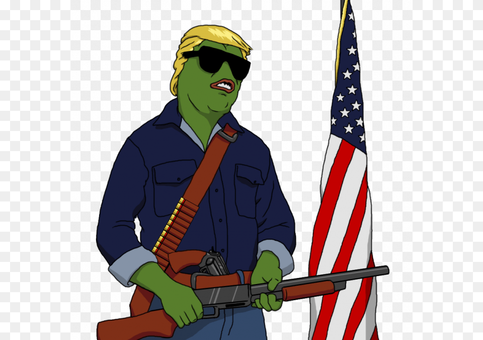 Right39 And Trump Supporters Rally Around Anti Pepe Trump They Live, Man, Adult, Male, Person Png Image
