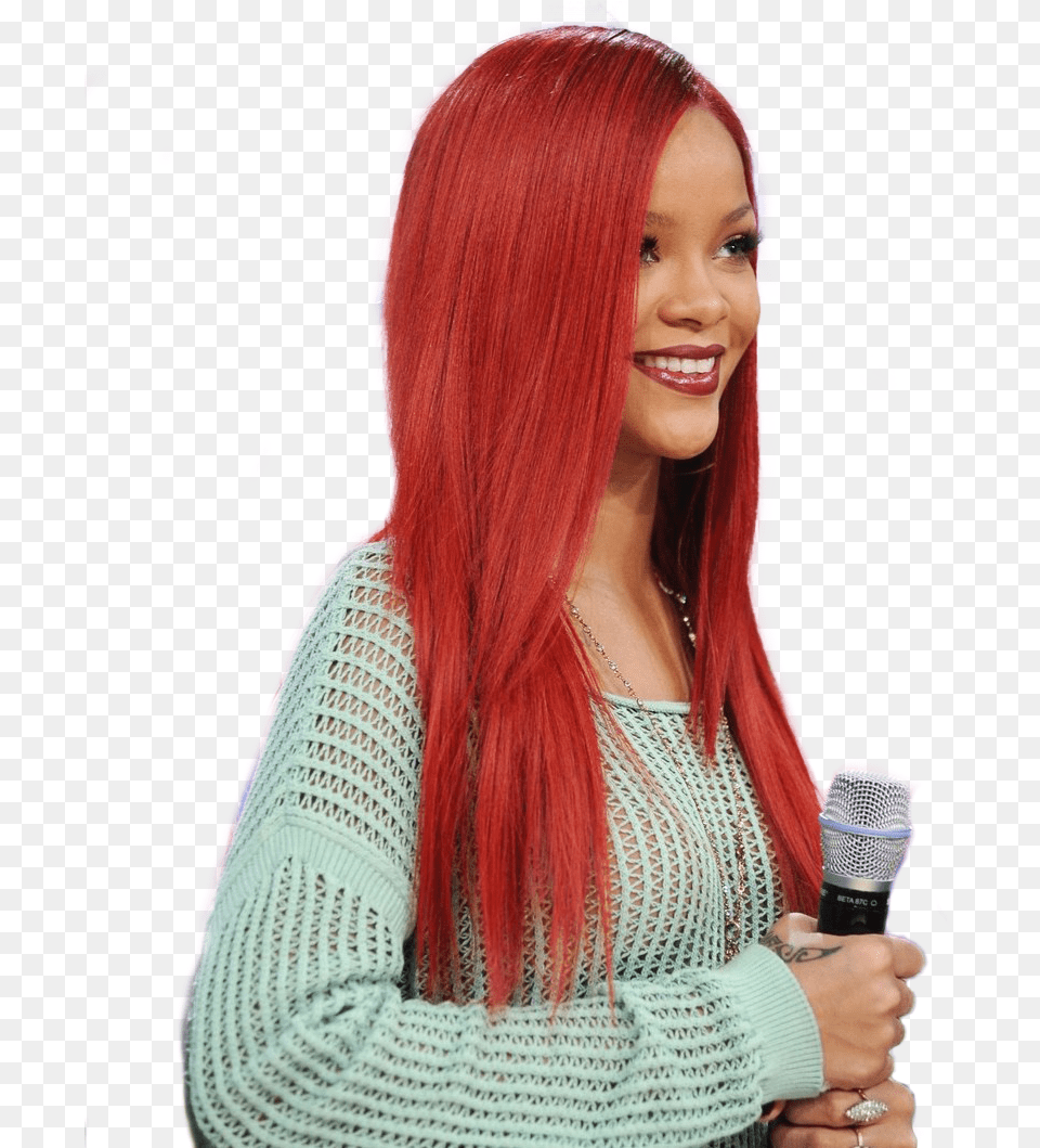 Rihanna By Vs Angel D5y909q Rihanna Red Hair, Adult, Person, Woman, Female Png Image