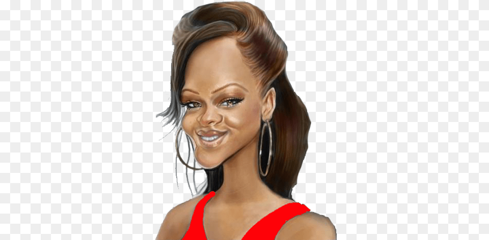 Rihanna Clipart Of Famous People, Accessories, Portrait, Photography, Person Free Transparent Png