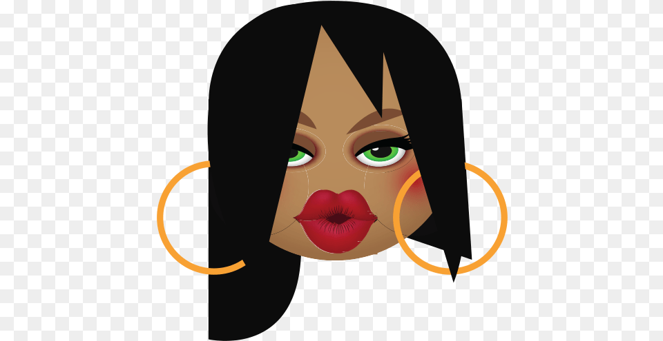 Rihanna Emoji Emojis Emo Face Hair Design, Head, Portrait, Photography, Person Png Image
