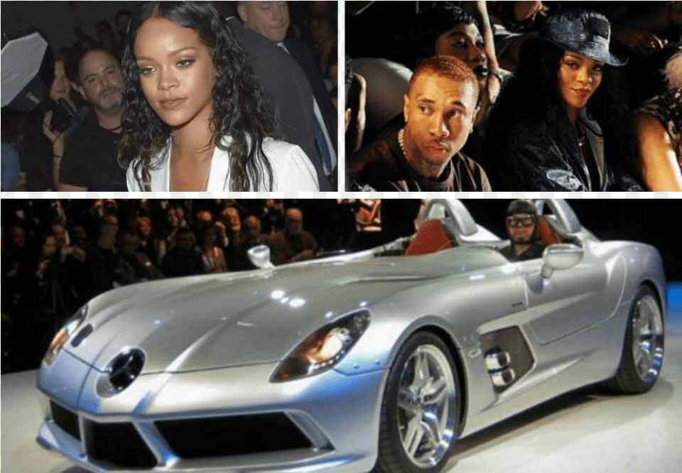 Rihanna Fotomontaj Mercedes Benz Slr Stirling Moss, Car, Vehicle, Transportation, Adult Free Png